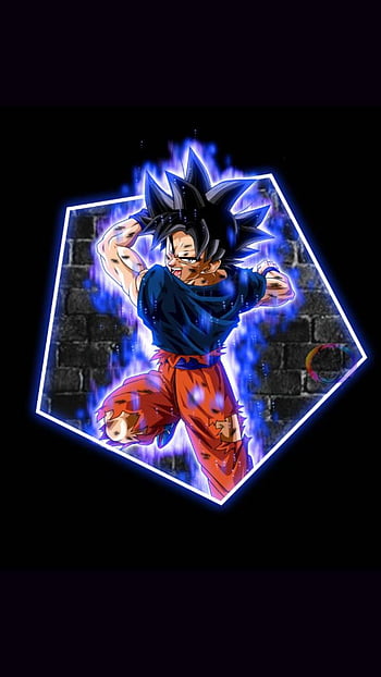 NEON GOKU, black, blue, amazing, light, hero, superhero, game, HD phone  wallpaper