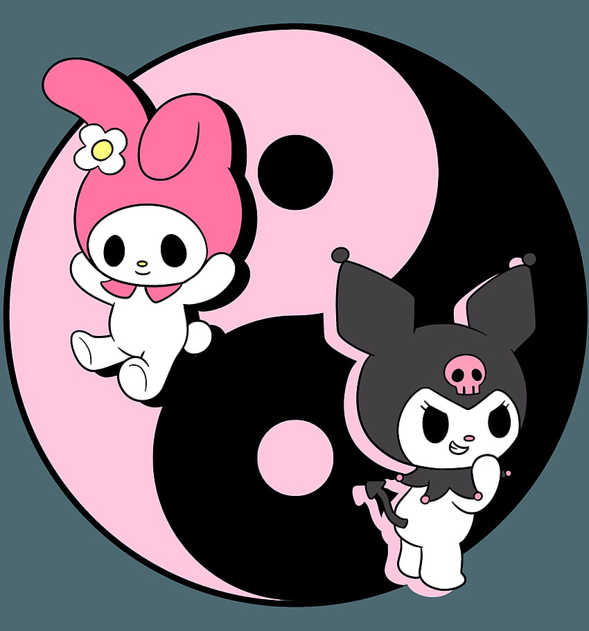 kuromi and my melody favourites HD phone wallpaper