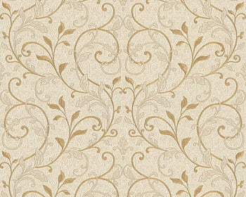 Versace Home Wallpaper Baroque Cream Gold Metallic 387063