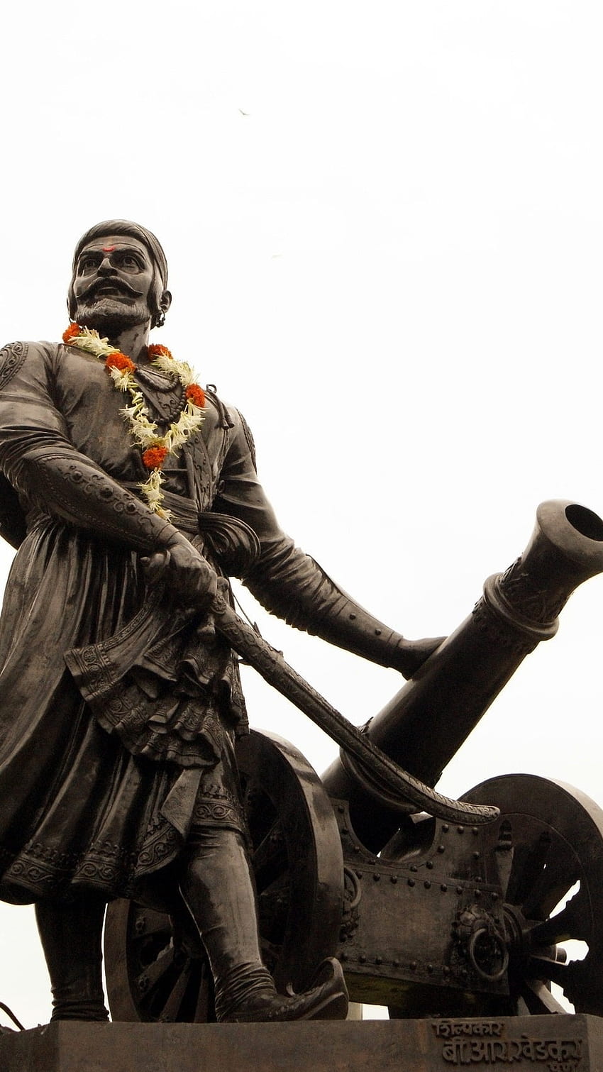 Шиваджи Махарадж на живо, Тофа, статуя на оръдие HD тапет за телефон