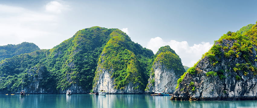 Ha Long Bay, Vietnam ❤ untuk Ultra TV, Pemandangan Vietnam Wallpaper HD