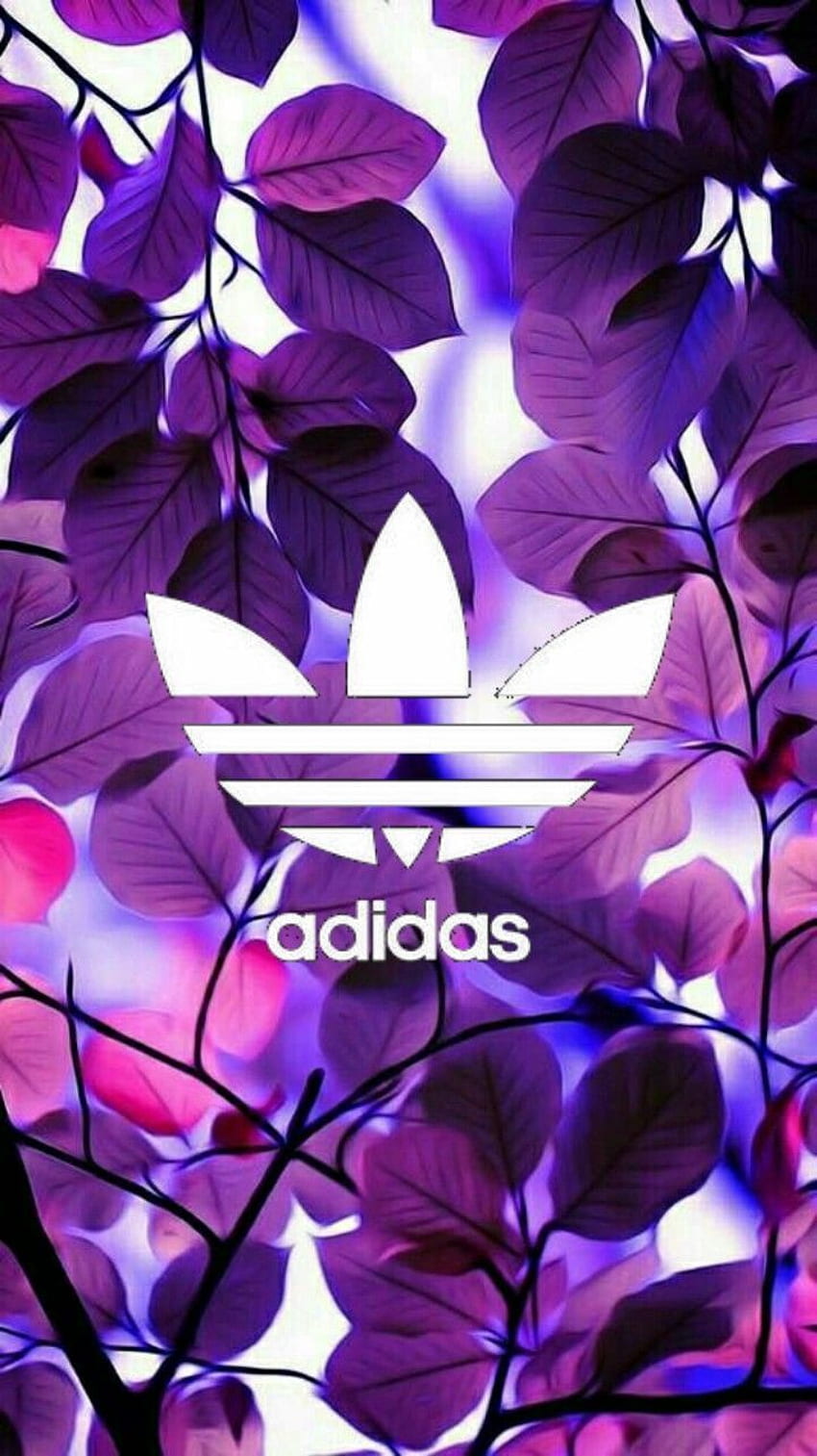 Purple Adidas HD phone wallpaper