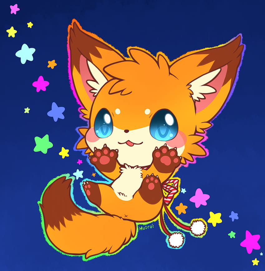 Anime Cute Fox, Cute Fox Art HD phone wallpaper | Pxfuel