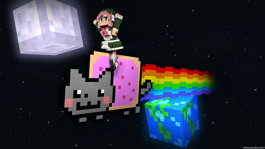 A Of Nyan Cat And Art Mine Imator Forums, Minecraft Cat HD wallpaper