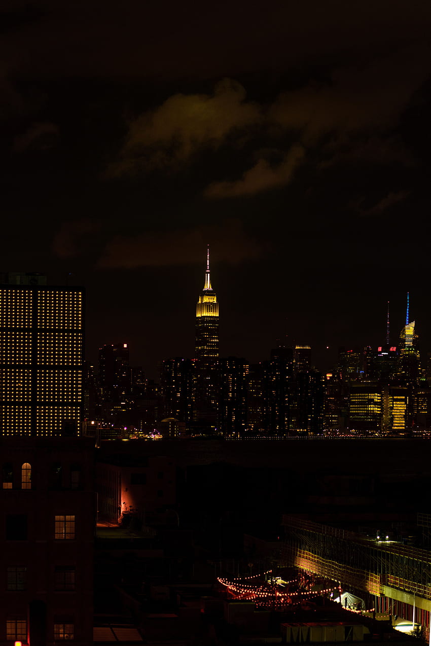 Cities, Usa, Skyscraper, Night City, City Lights, United States, Megalopolis, Megapolis, New York HD phone wallpaper