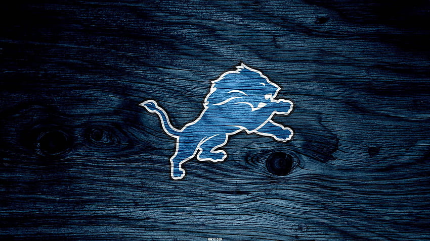 Detroit Lions, Blue Cool Lion HD wallpaper