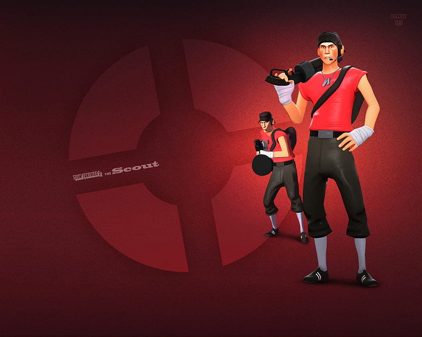 Team Fortress 2 - Scout, valve, tf2, team fortress, scout, team fortress 2 HD wallpaper