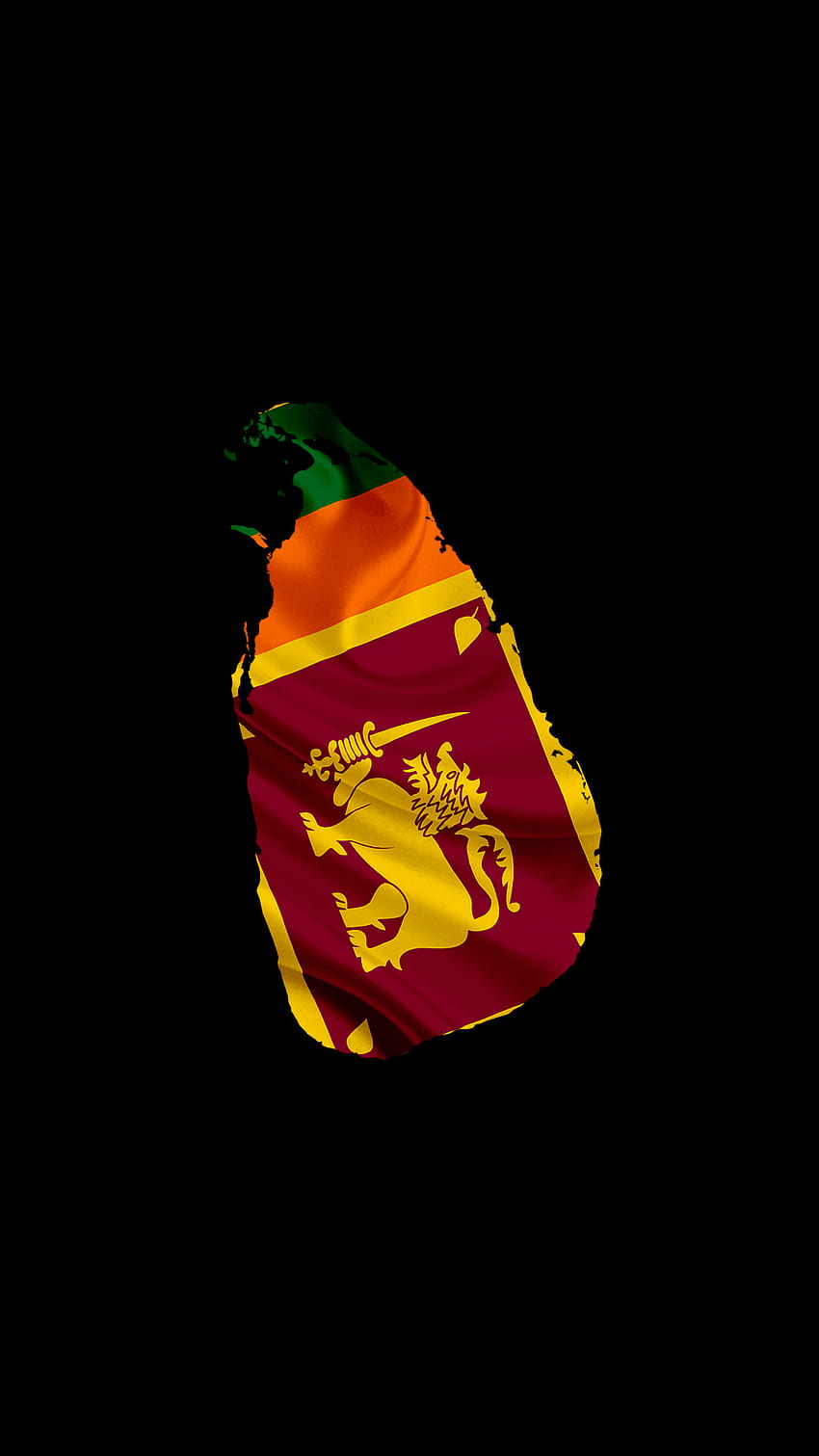 Bandera de Sri Lanka - Bandera de Sri Lanka, Sri Lanka fondo de pantalla del teléfono