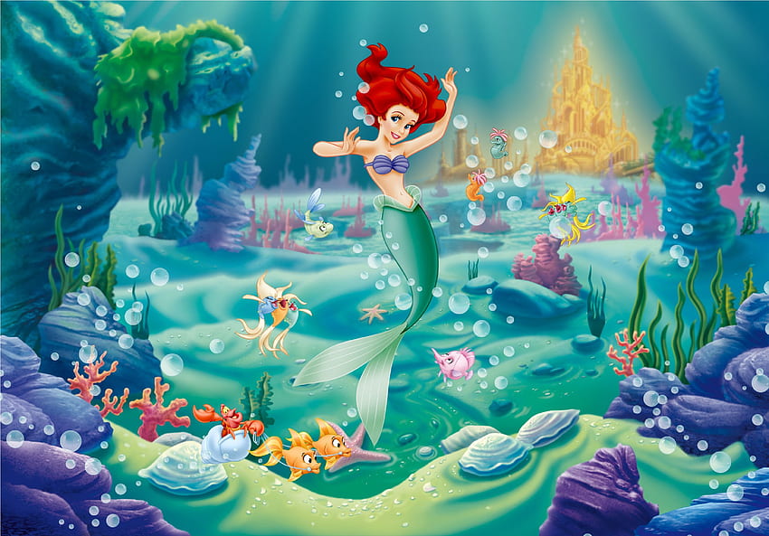The little Mermaid Ariel, Ariel Laptop HD wallpaper