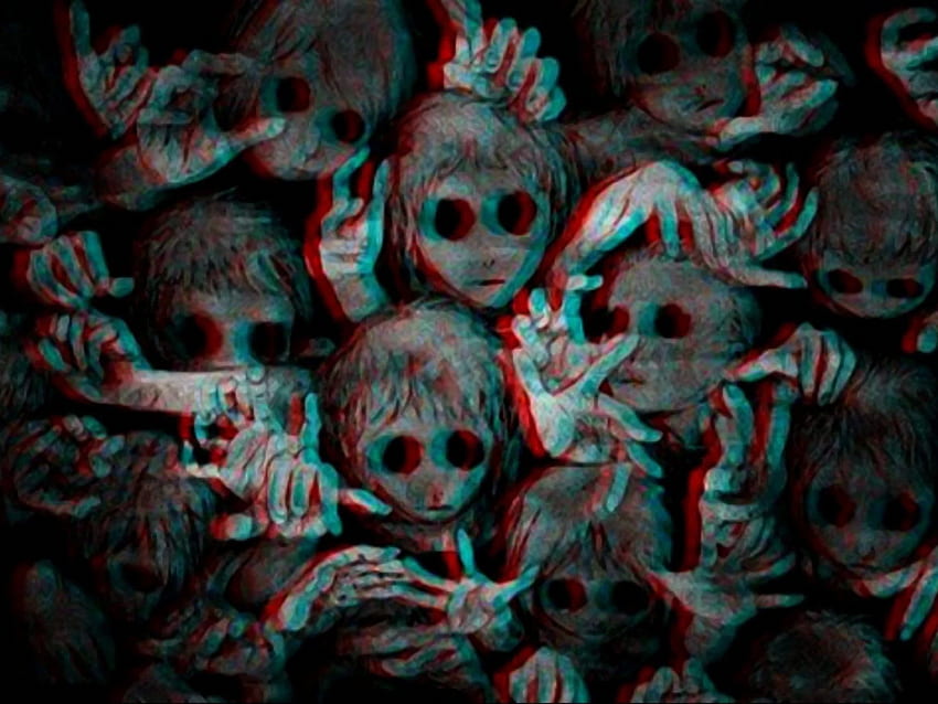 Dark creepy scary horror evil art artwork ., Really Scary HD wallpaper