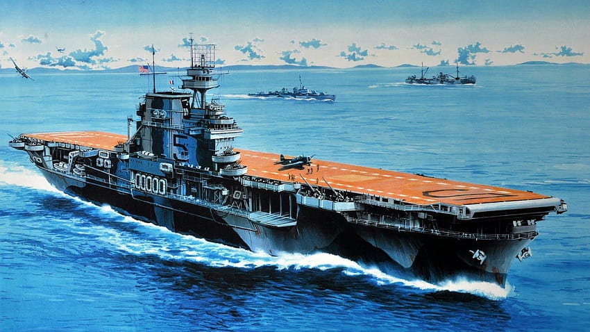 Porta-aviões . Uss yorktown, porta-aviões, porta-aviões da Marinha, navios da Segunda Guerra Mundial papel de parede HD