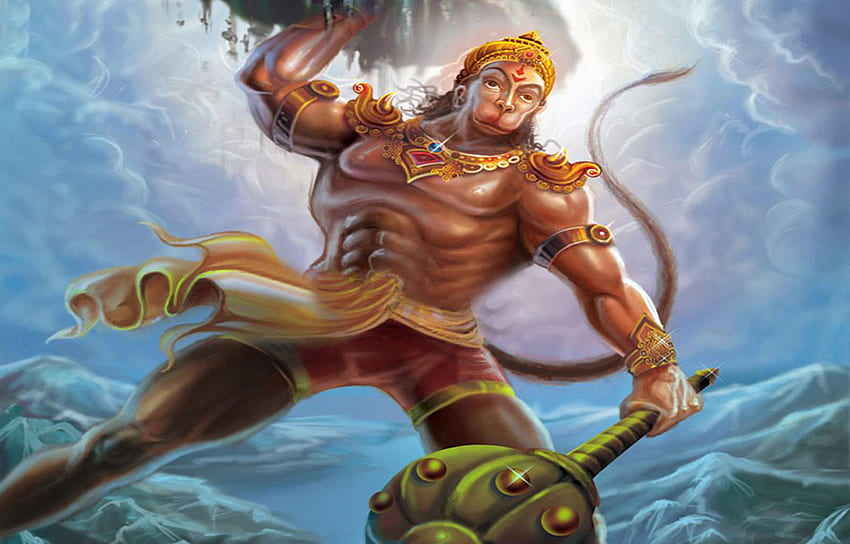 Lord Hanuman Animated, God Cartoon HD wallpaper | Pxfuel