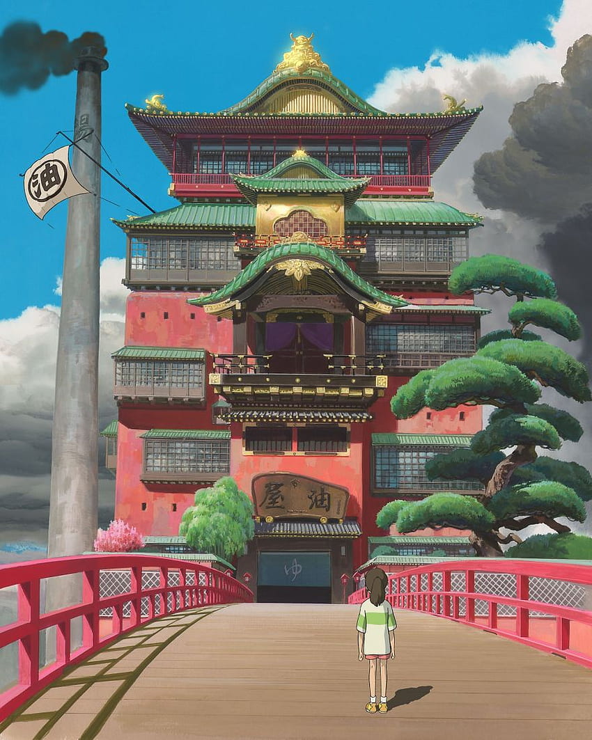 Studio Ghibli a tema per smartphone, estetica Ghibli Sfondo del telefono HD