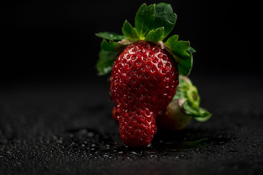 Erdbeere, Makro, Licht, Nahaufnahme, hell, Beere HD-Hintergrundbild