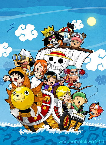 Going Merry and thousand sunny, One Piece anime, HD Wallpaper