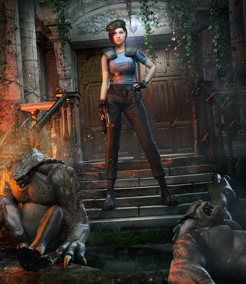 Resident Evil Jill Valentine HD-Handy-Hintergrundbild