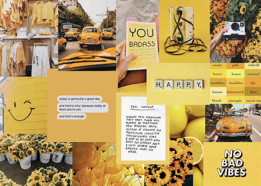 Yellow aesthetic wallpaper for iPadlaptop by ashkittycat on DeviantArt