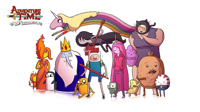 Adventure Time, cartone animato, tempo, Avventura, jake, finn, umano, CG Sfondo HD