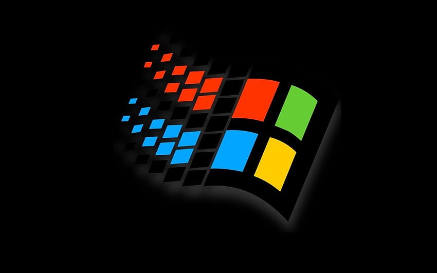 Windows 98, старо лого на Windows HD тапет