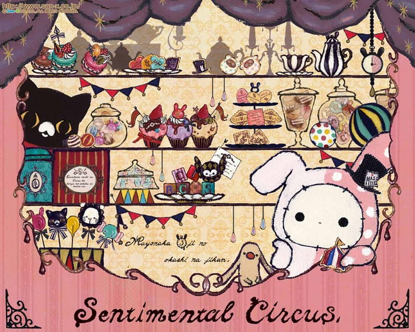 Cirque Sentimental, Cirque, Sentimental, Kawaii, San-X, Rilakkuma, Mignon Fond d'écran HD