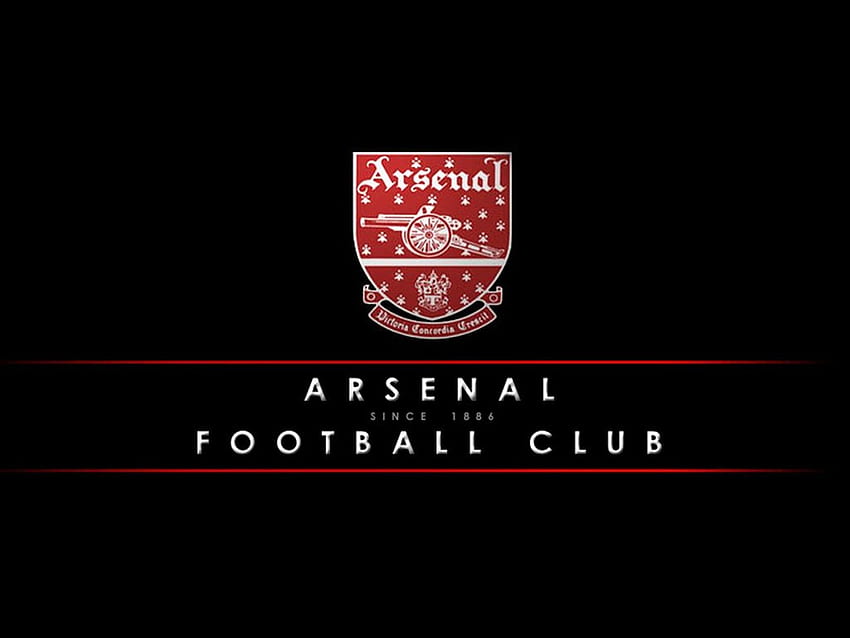 Classic Arsenal FC Football Logo Black PC HD wallpaper | Pxfuel