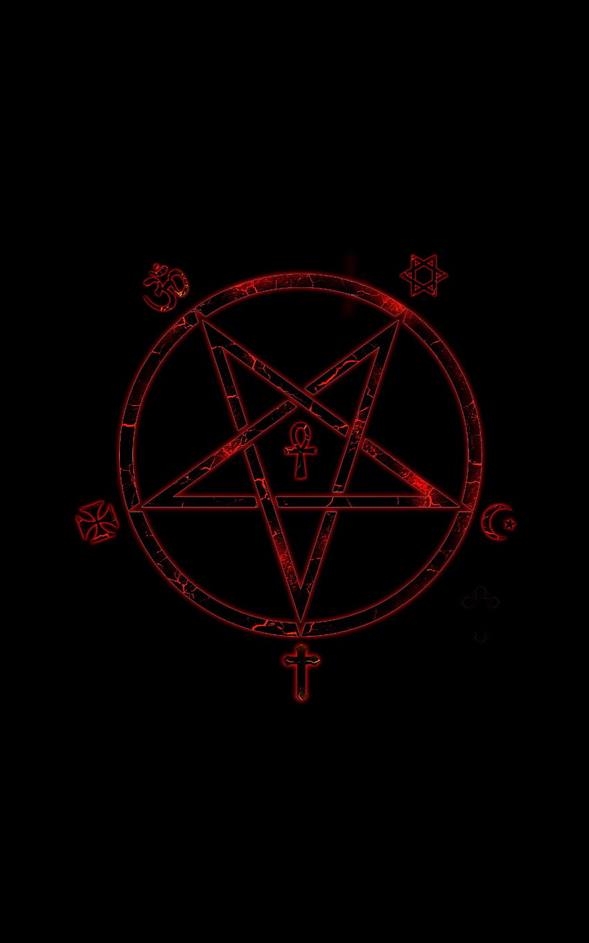 Pentagram Best Cool Pentagram, Satanic Goat HD phone wallpaper