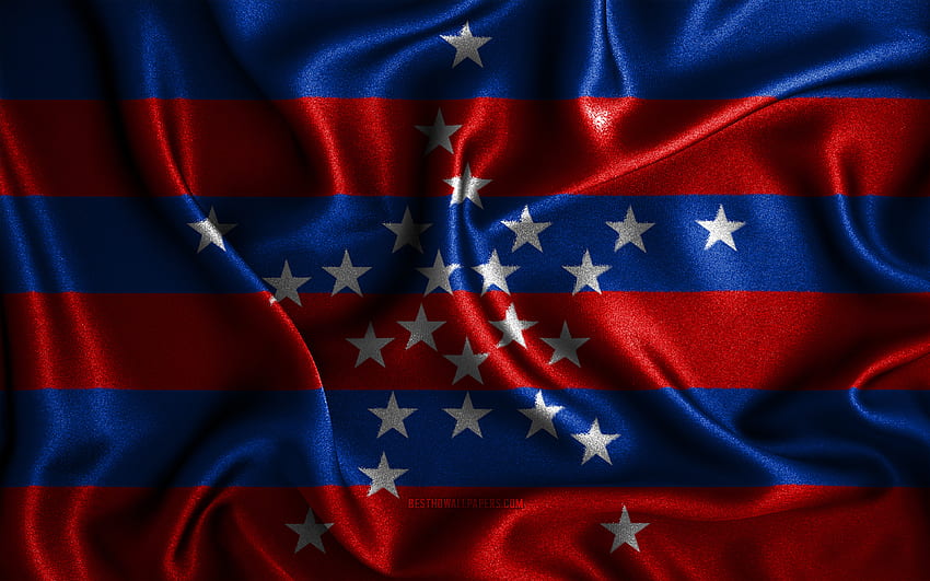 Magdalena flag, , silk wavy flags, colombian departments, Day of Magdalena, fabric flags, Flag of Magdalena, 3D art, Magdalena, South America, Departments of Colombia, Magdalena 3D flag, Colombia HD wallpaper