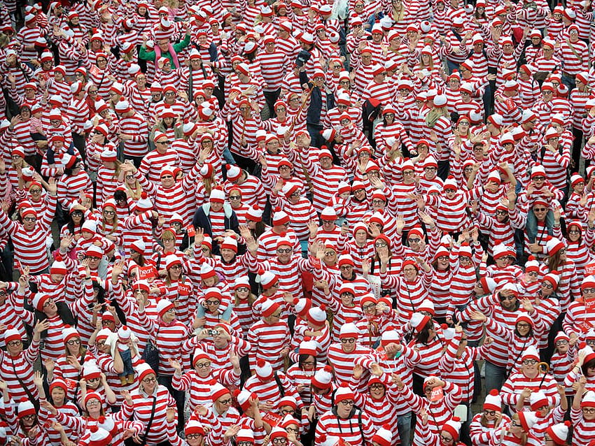 Waldo . Hard Gdzie jest Waldo Tapeta HD