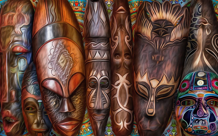Art Africain, Culture Africaine Fond d'écran HD