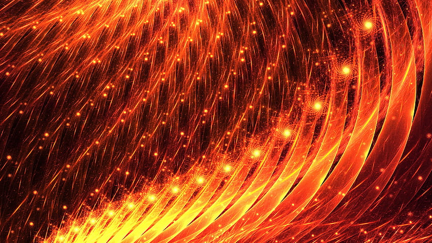 Red Rays Star Spiral Infinity Abstraction Abstract HD wallpaper