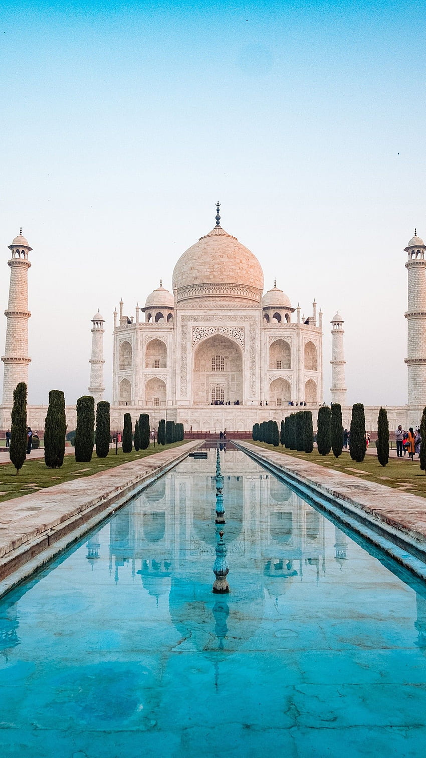 Taj Mahal Agra India wallpaper ponsel HD