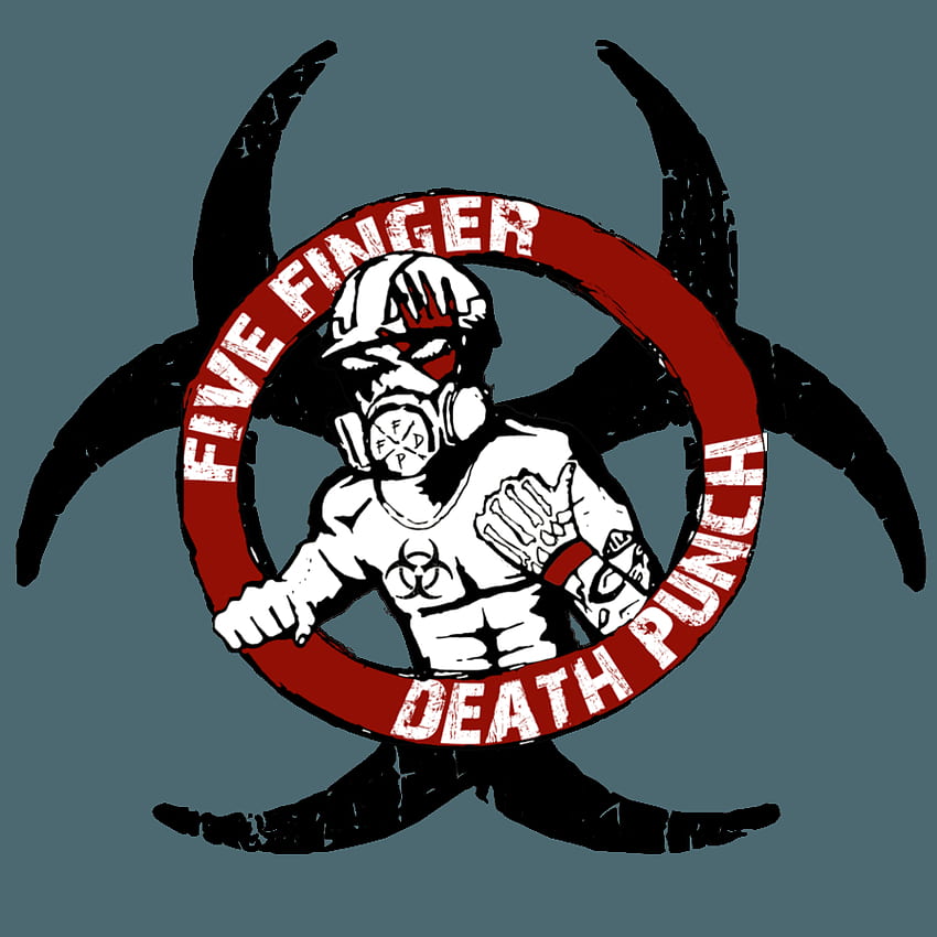 Naklejka Death Punch Five Finger według istniejącego kontekstu, 5FDP Tapeta na telefon HD