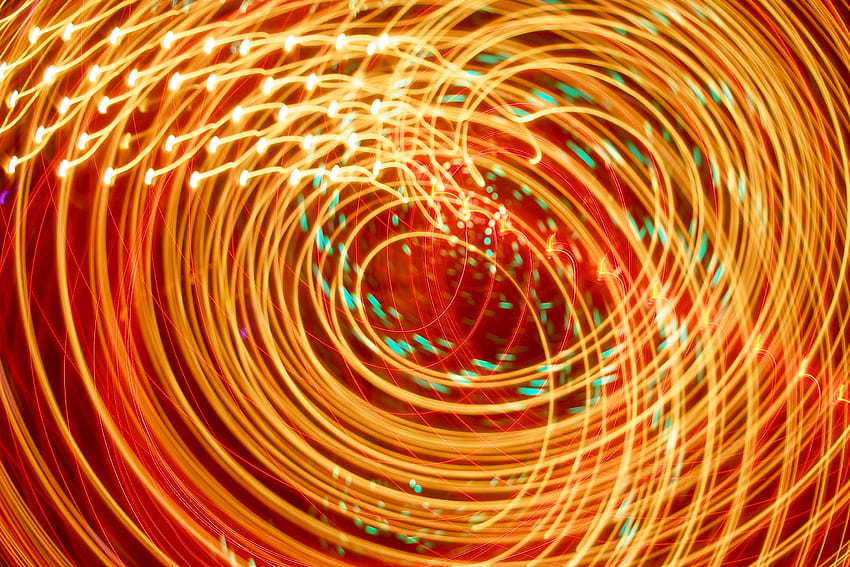 Abstract, Bright, Beams, Rays, Neon, Glow, Swirling, Involute HD wallpaper