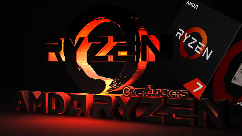 Изгледи на Amd Ryzen - -, лого на Ryzen HD тапет