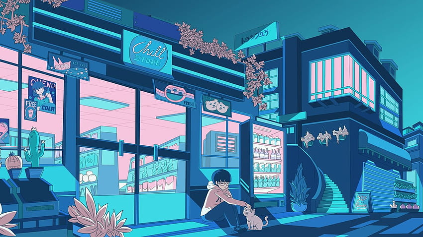 Best Lo Fi Chill Beats Playlists To Forget About The World, Lo Fi Cafe HD wallpaper