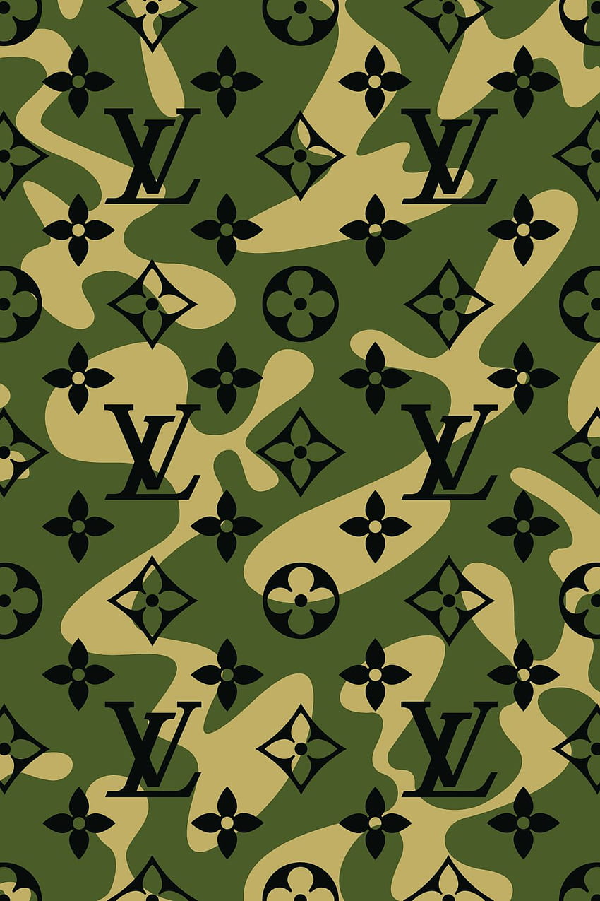 HD louis vuitton green logo wallpapers