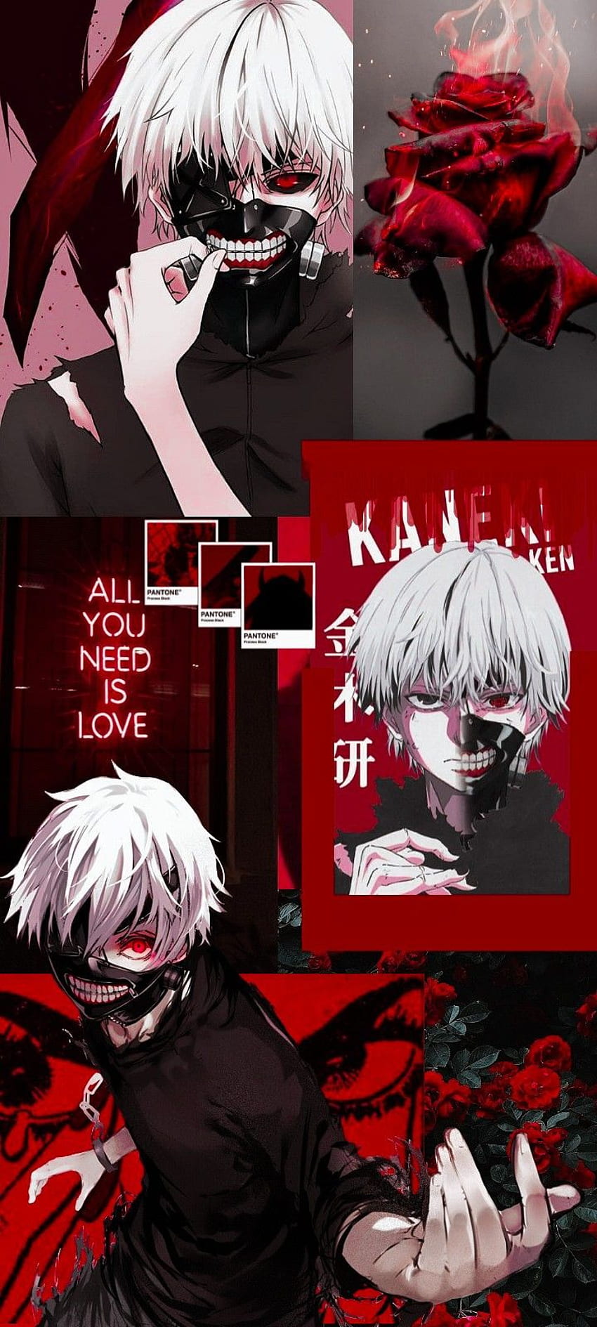 Live wallpaper Bad weather, snow - a frame from the anime Tokyo Ghoul /  download to desktop