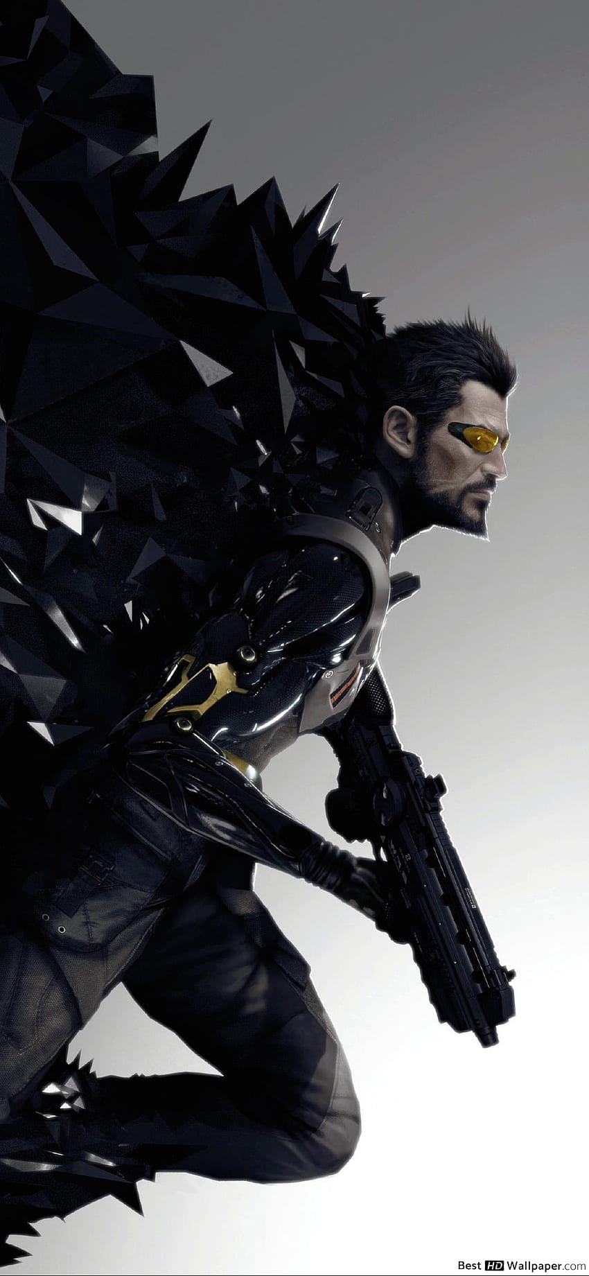 Deus Ex: Bölünmüş İnsanlık (Deus Ex Universe Sanatı) - Adam Jensen HD telefon duvar kağıdı