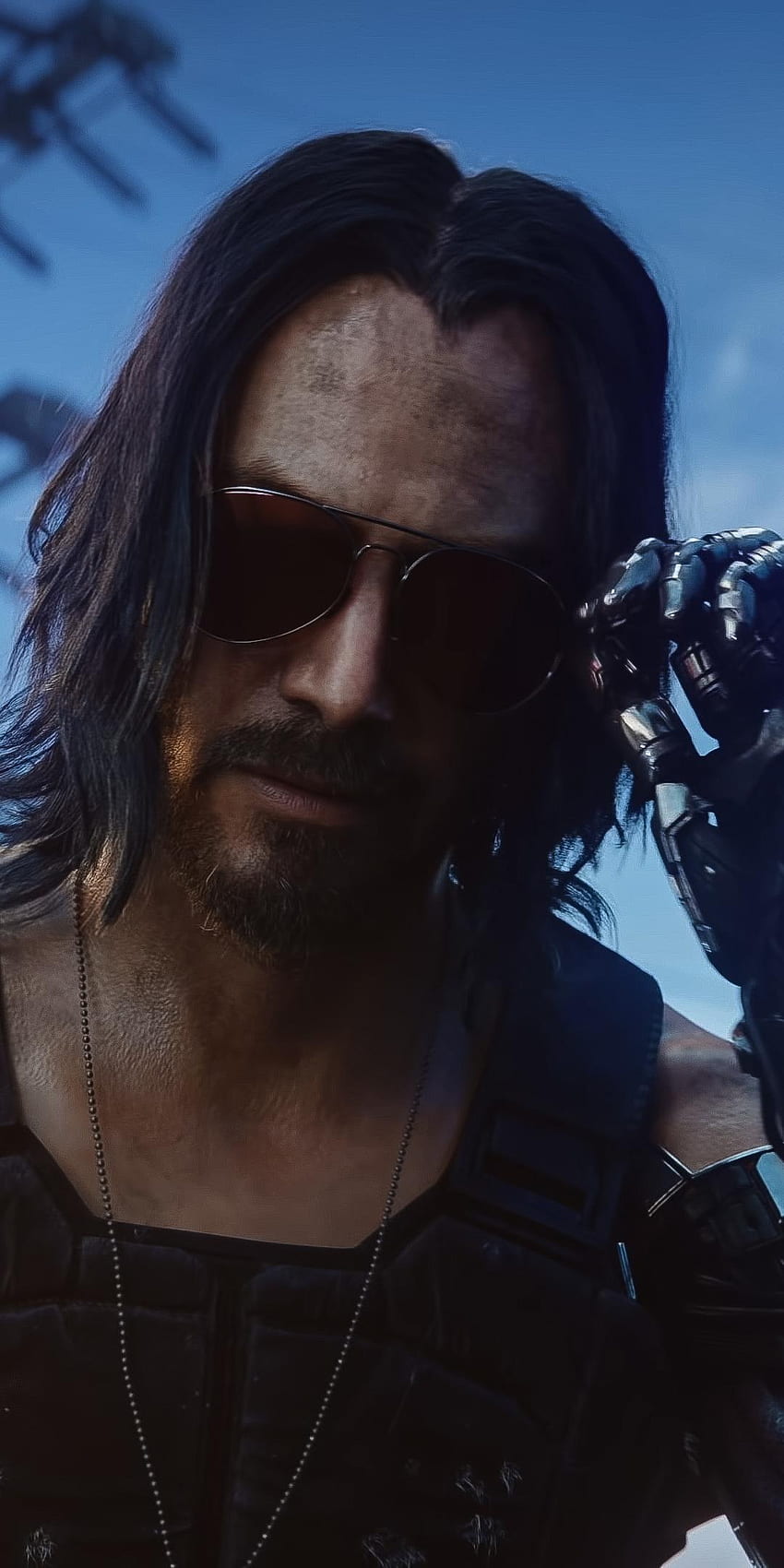 Johnny Silverhand Keanu Reeves Cyberpunk 2077 Fond d'écran de téléphone HD
