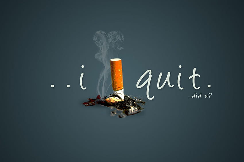 完全な喫煙をやめる 喫煙と背景をやめる、禁煙 高画質の壁紙