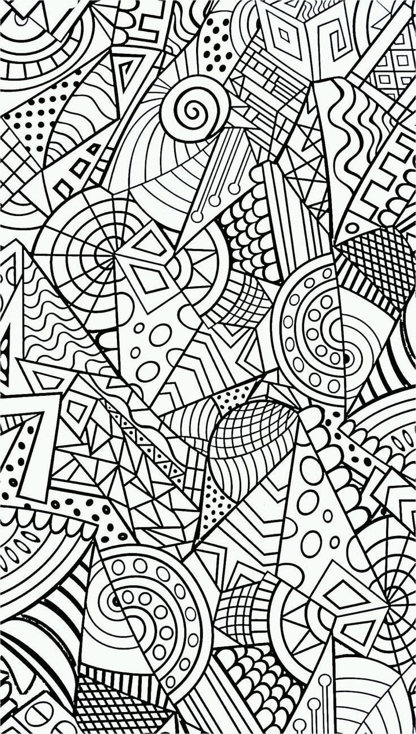 Anti Stress // Coloring Pages For Adults. Coloring, Abstract Adult Coloring HD phone wallpaper