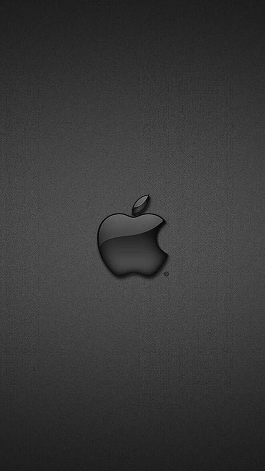 Лого на Apple iPhone 6 299 iPhone 6, сиво лого на Apple HD тапет за телефон