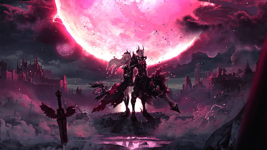 Kings Raid Pandemoniumx , , Background, and, Pink HD wallpaper