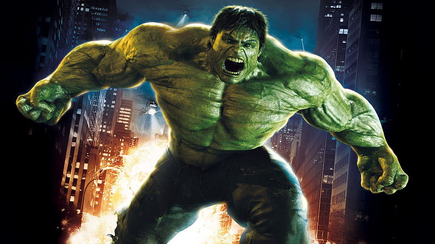 Construyendo pueblos rotos y enojados Conviértete en un monstruo Increíble Hulk, Cool Hulk fondo de pantalla