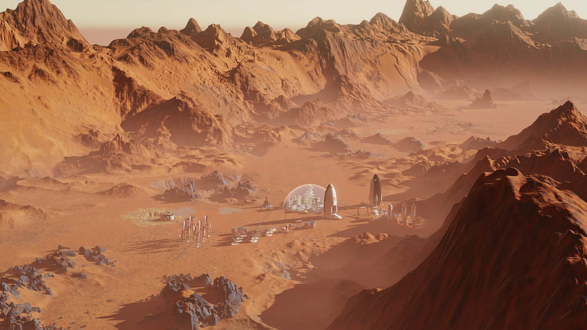 Survivre à Mars et à l'arrière-plan, Cool Mars Fond d'écran HD