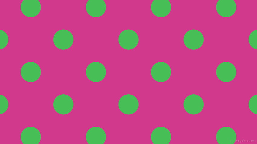 pink green polka dots spots HD wallpaper
