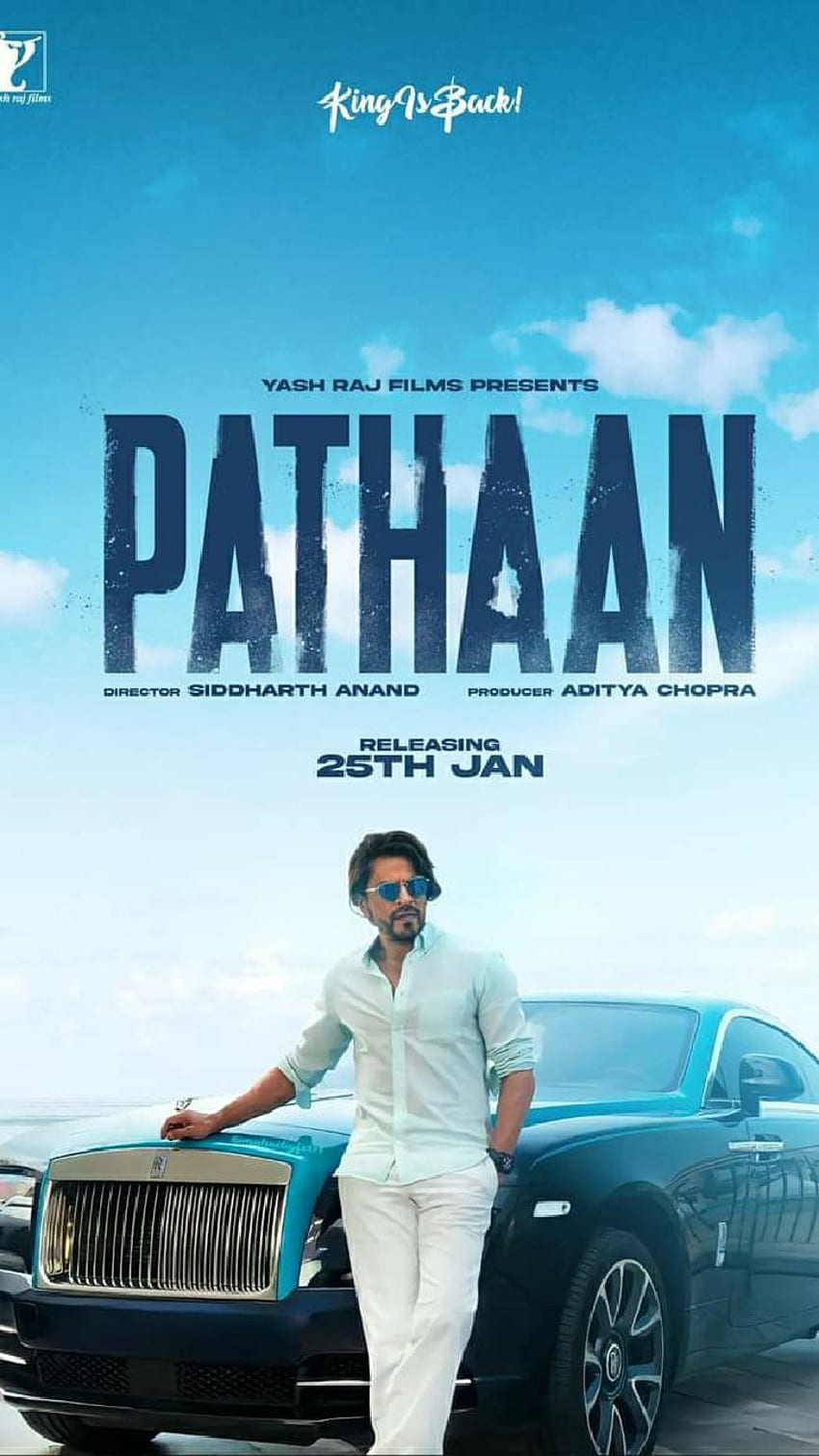 Fanmade ポスター、pathaan、srk、shahrukhkhan HD電話の壁紙