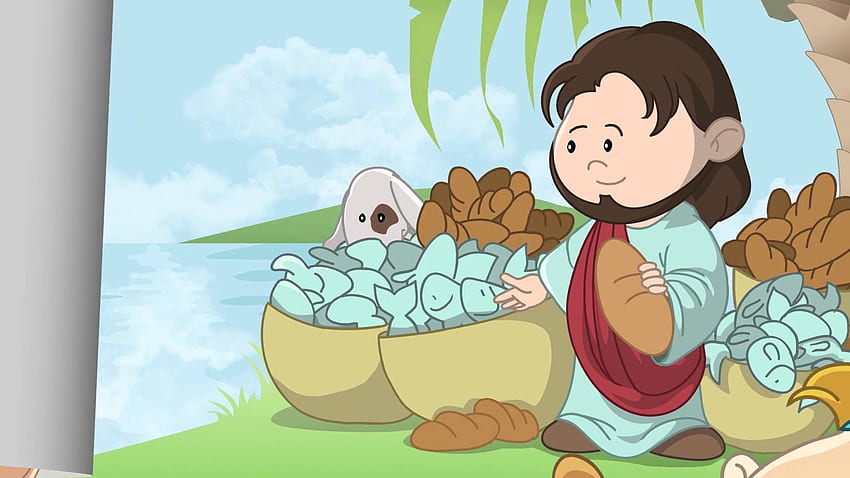 Jesus' Miracles - Little Bible Heroes animated children's stories, Bible Cartoon HD wallpaper