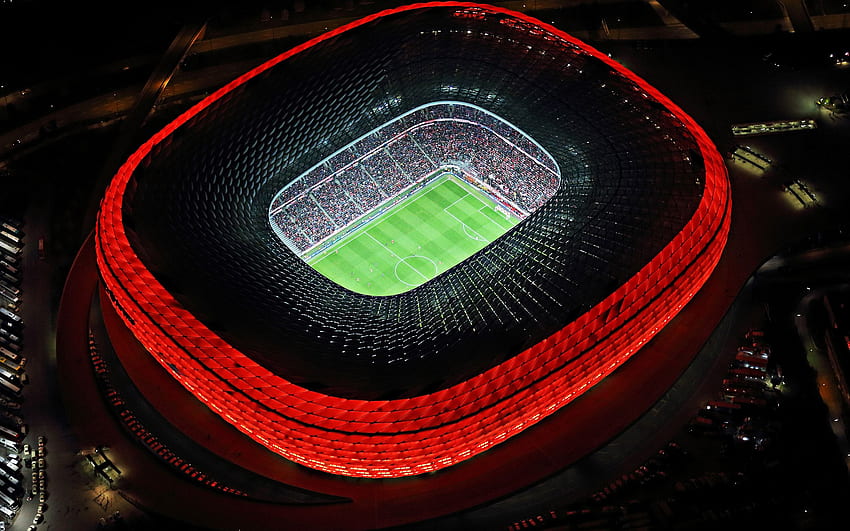 Allianz Arena, Münih, FC Bayern Münih HD duvar kağıdı