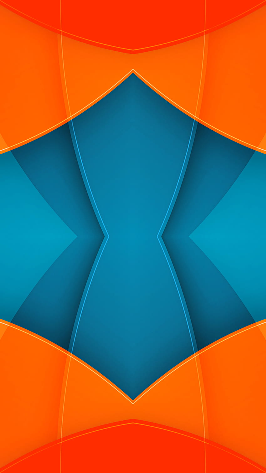dsdsa, orange, nouveaux, bleus, matériel, ombre, formes, texture, conception, géométrique, motifs, abstrait Fond d'écran de téléphone HD